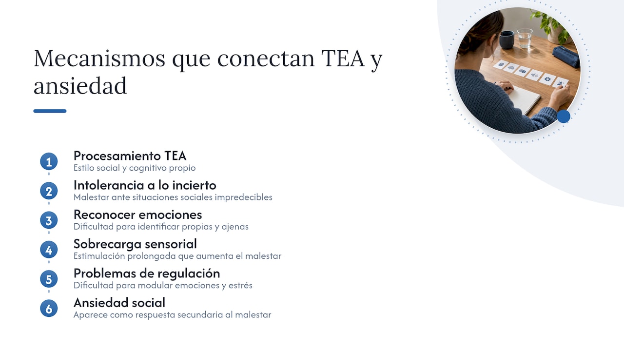 Mecanismos que relacionan el autismo con la ansiedad social
