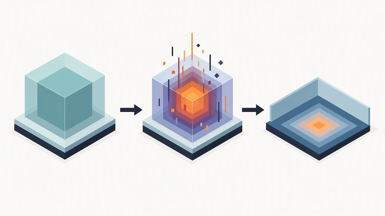 Illustration of emotional overload and recovery