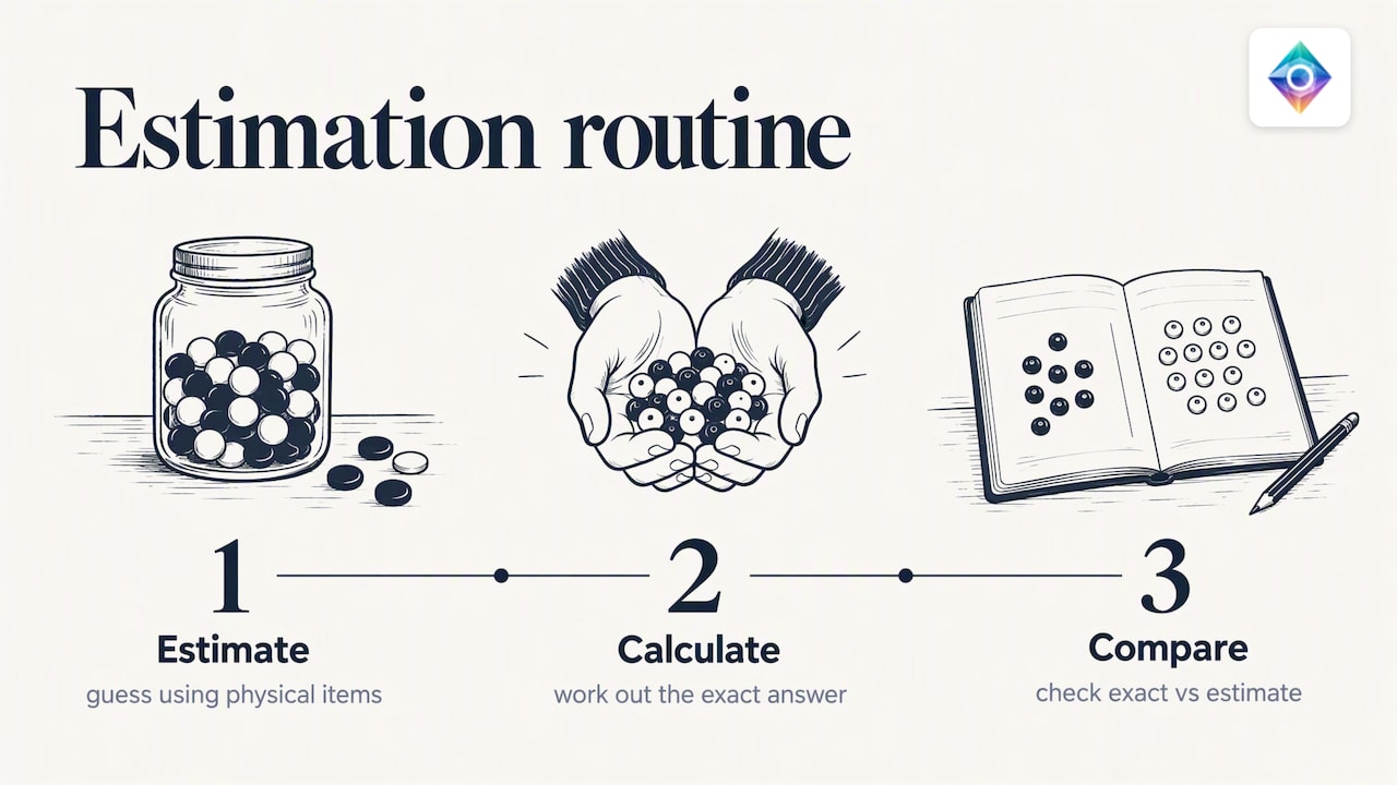 Three steps for checking a maths answer