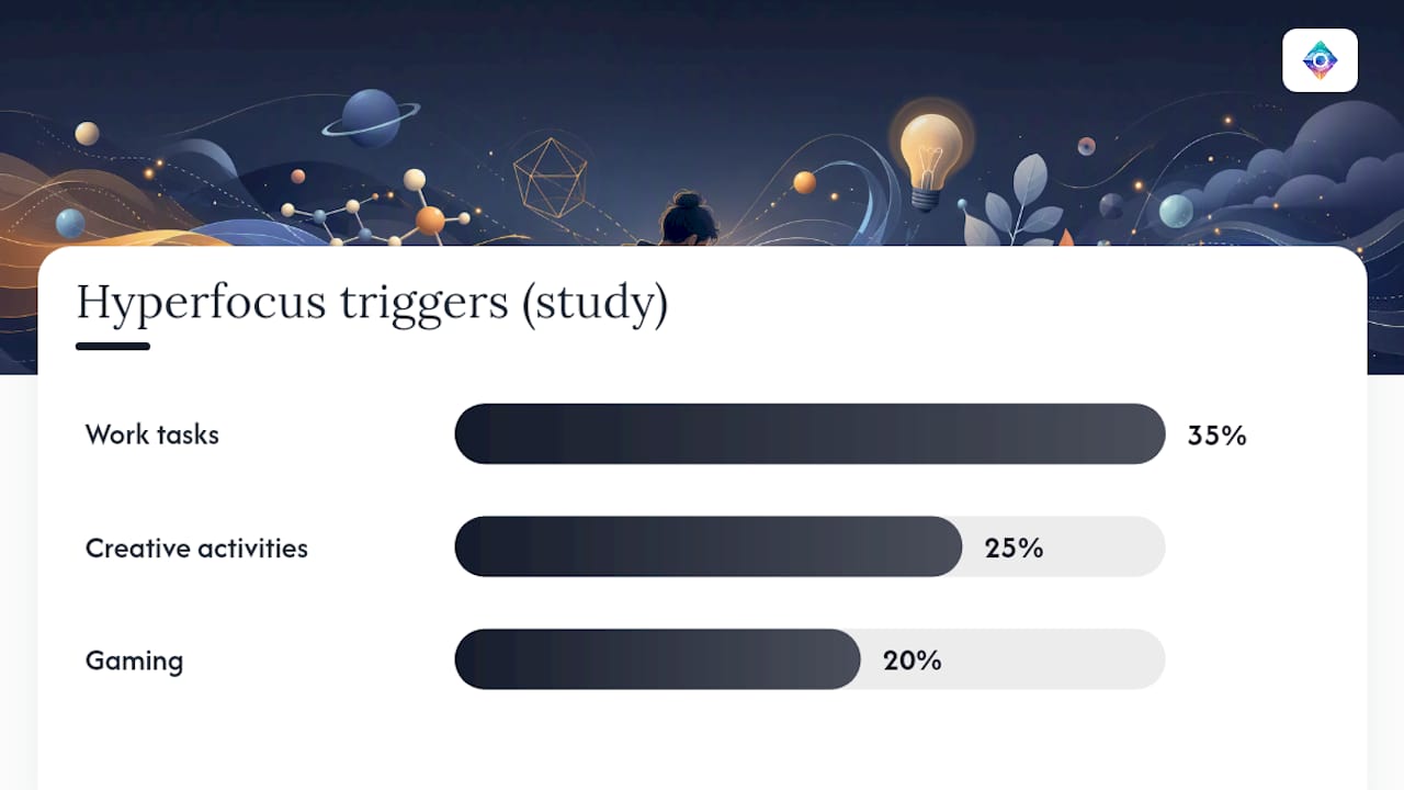 Why Hyperfocus Happens in the ADHD Brain — overview diagram