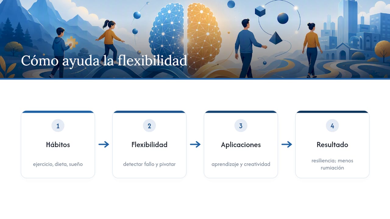 Por qué importa: aprendizaje, creatividad y resiliencia — overview diagram