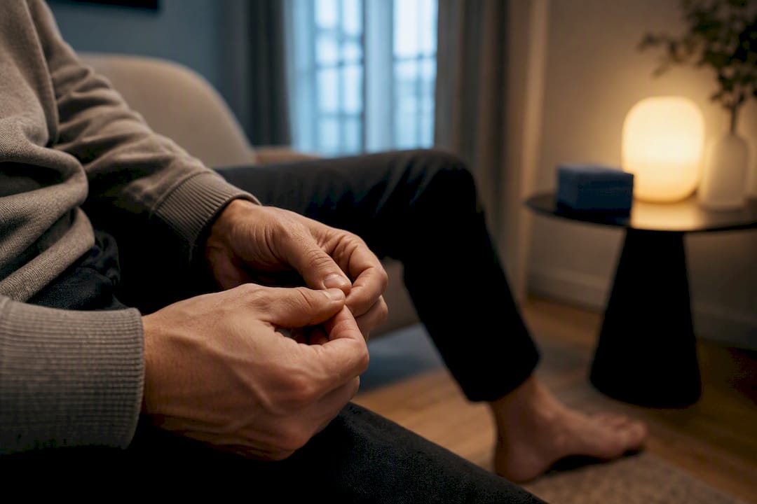 Adult making repetitive hand and foot movements