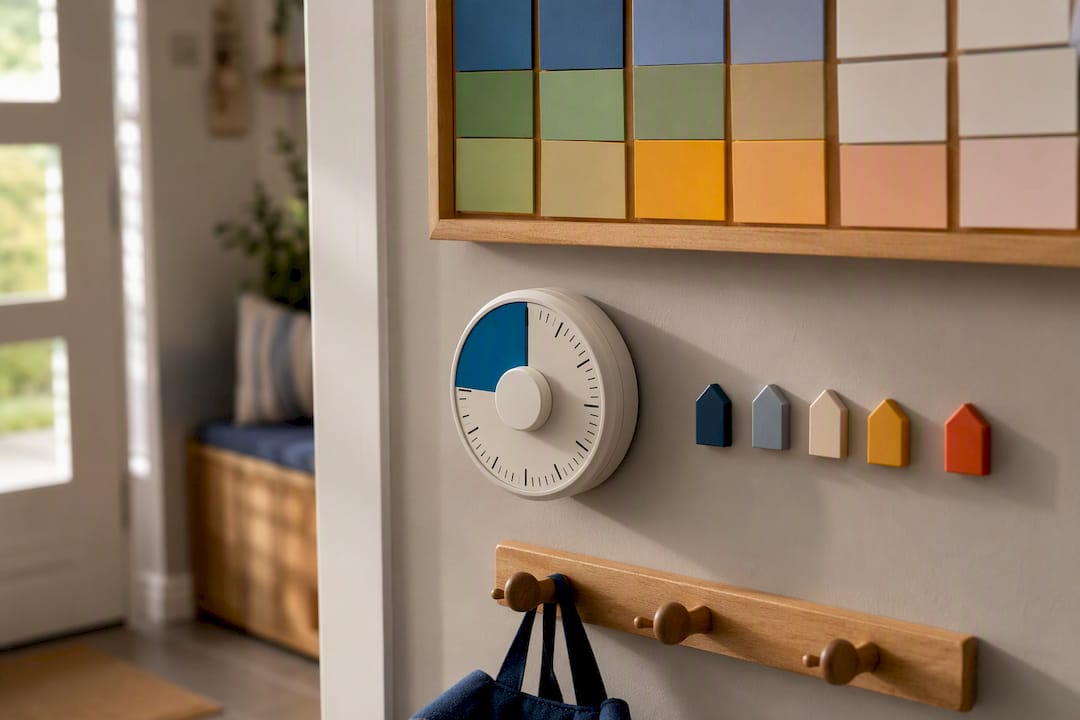Minuteur et planning mural pour mieux visualiser le temps