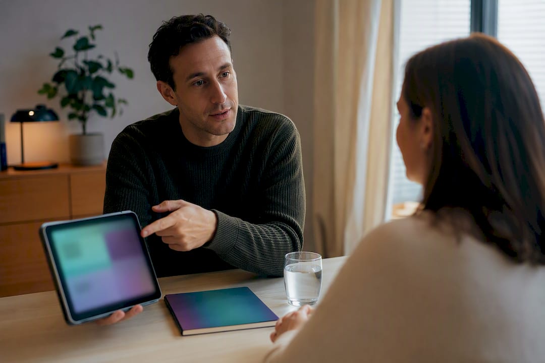 Adult preparing for ADHD assessment consultation
