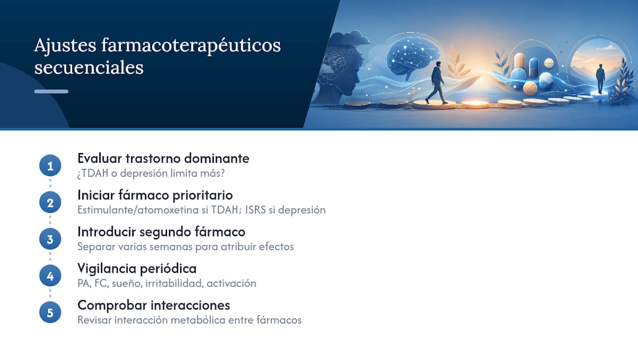 Proceso de ajustes y monitoreo farmacológico