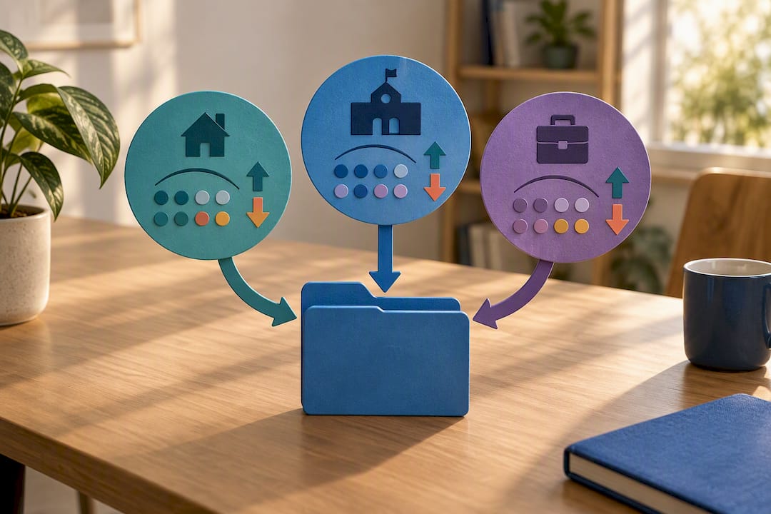 Registro visual de comportamientos en diferentes contextos