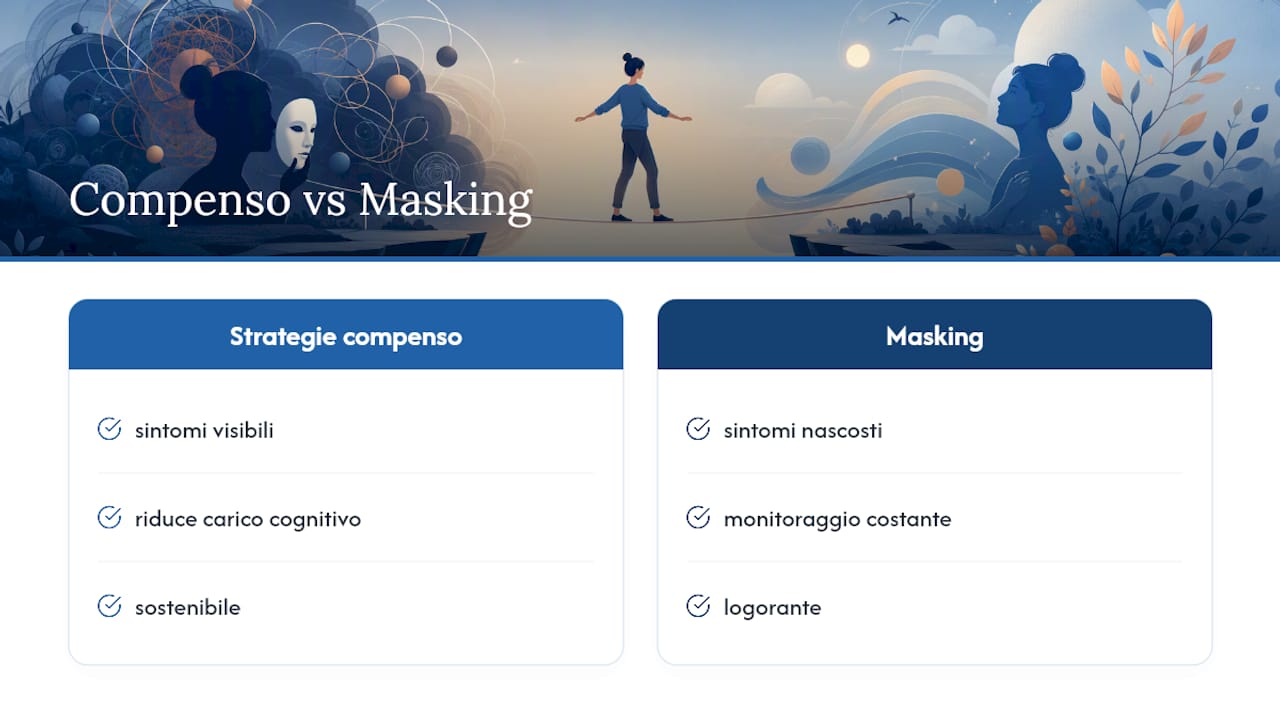 Confronto tra compensazione e masking nell’ADHD